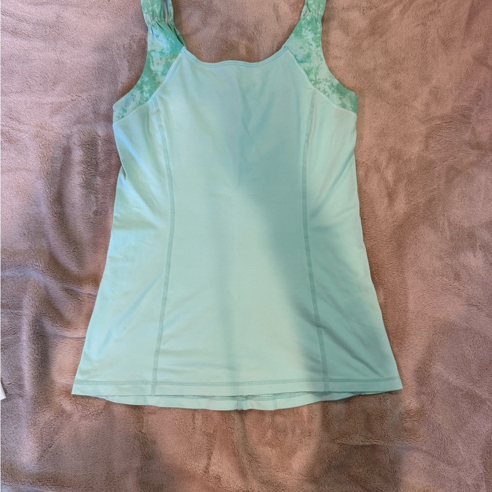 lululemon athletica Teal blue Tank Top